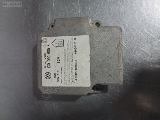 1C0909605F VOLKSWAGEN SEAT SKODA AİRBAG BEYNİ ORJİNAL