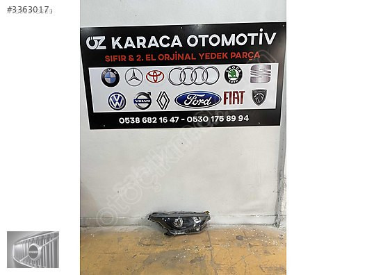 2019-2023 TOYOTA YARİS ÇIKMA ORJİNAL SAĞ ÖN FAR