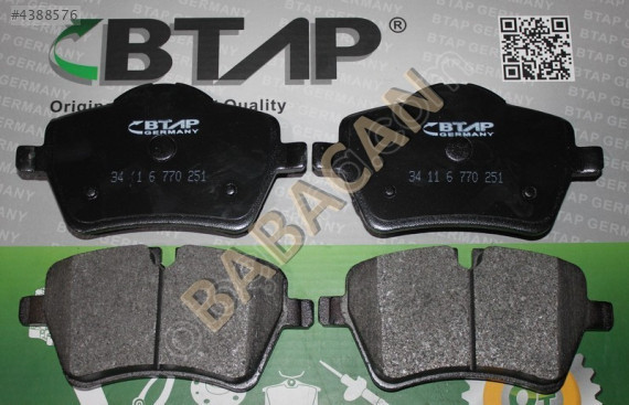 MİNİ COOPER COUNTRYMAN R60-R61 ÖN FREN BALATASI / 34116770251