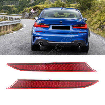 Arka tampon alt sol reflektör plaka 63148074229 BMW 3 serisi G20