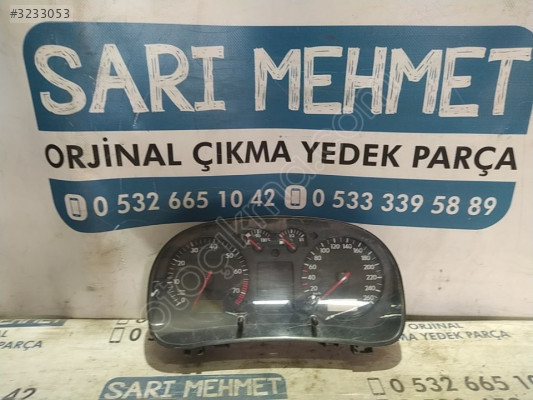 ÇIKMA VW GOLF 4 BORA KİLOMETRE SAATİ GÖSTERGE SAATİ 1J0919861 D