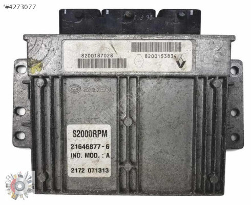 8200187028 RENAULT CLİO S2000 MOTOR BEYİNİ 8200153834 21646877-6