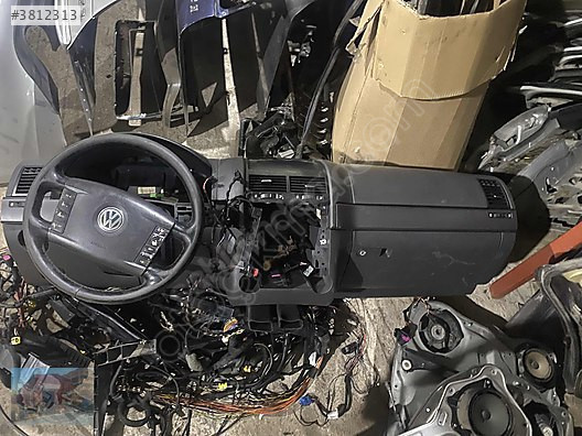 VW TOUAREG (7L) ORJİNAL SİYAH HATASIZ TORPİDO KOMPLE DOLU