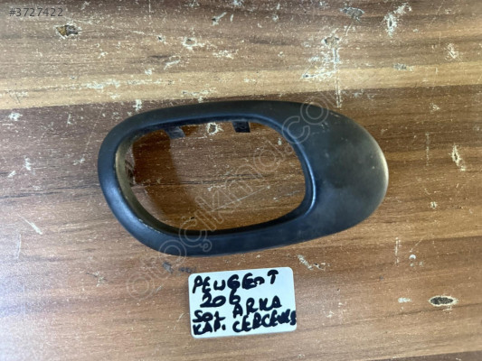 PEUGEOT 206 SOL ARKA KAPI İÇ AÇMA KOLU ÇERÇEVESİ 98-08 MODEL