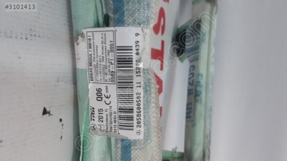 Mercedes C 205 TAVAN AIRBAG SAĞ A2058600502