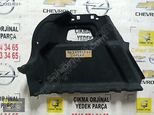 OPEL CORSA F SOL ARKA BAGAJ DÖŞEMESİ OEM 98277912ZD ÇIKMA SÖKME