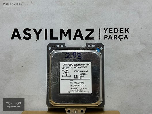 MERCEDES E KASA W212 XENON FAR BEYNİ A2129007804