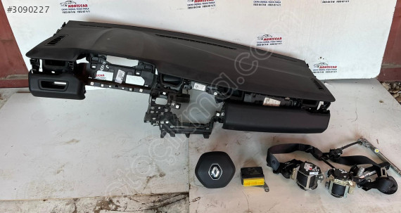 RENAULT CLİO 5 KOMPLE TORPİDO AİRBAG SETİ MONTECAR