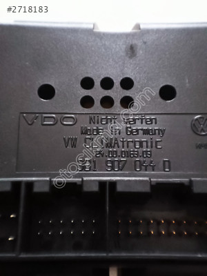 3B1907044D VW PASSAT B5 KLİMA VE KALORİFER KONTROL PANELİ