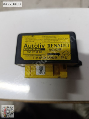 7700313368 550725100 Hava Yastığı çarpışma sensörü Renault Kango