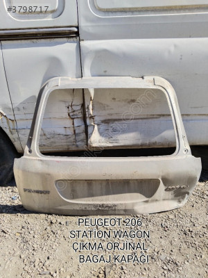 PEUGEOT 206 STATİON WAGON ÇIKMA ORJİNAL BAGAJ KAPAĞI