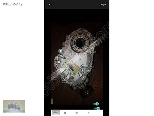 Fiat Freemont Ön Defransiyel Yavru Şanzıman