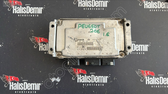 Peugeot 206 1.6 Motor Beyni 9638783480  0261206942