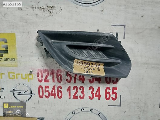 CORSA E SİS KAPAĞI OEM 13399257 ÇIKMA SÖKME YEDEK PARÇA