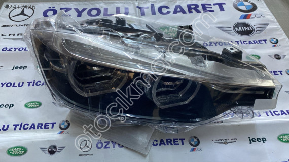 BMW F30 LCİ 40.YIL Sağ Blackline Led Far Siyah Zemin 7453482