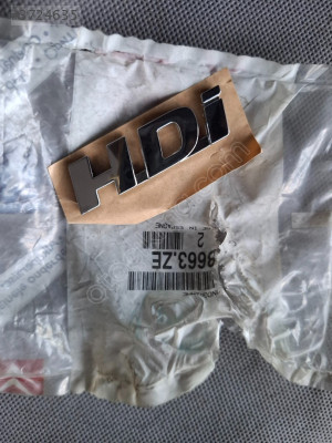 Peugeot HDI yazi 8663.ZE 8663ZE