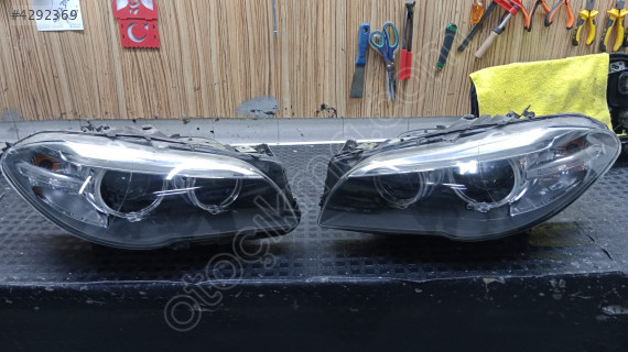 Bmv F10 makyajlı kasa sağ sol takım far orijinal beyinleri