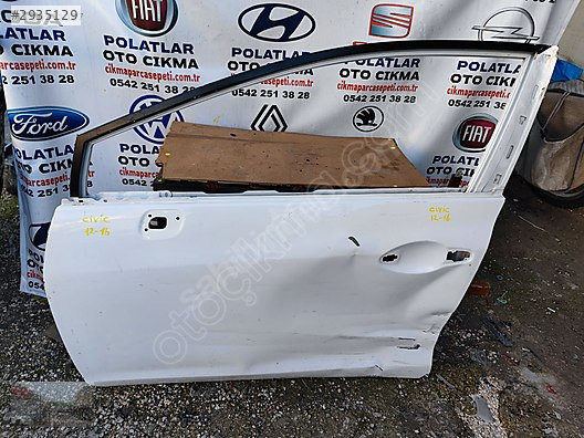 Honda Civic ön sol kapı Orjinal 2012-2016