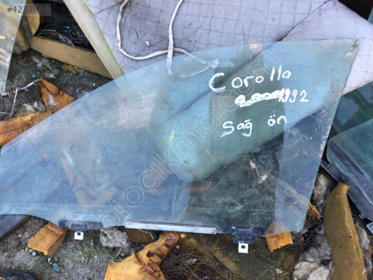 Toyota Corolla 2003-2007 Sağ Ön Kapı Camı