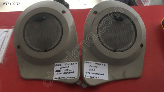 OPEL COMBO C BAGAJ SAĞ SOL LAMBA ORJ ÇIKMA 224428166 224428167