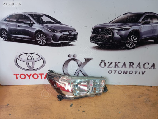 2016-2023 TOYOTA HİLUX ÇIKMA ORİJİNAL SAĞ ÖN FAR