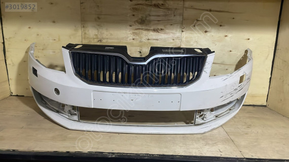 SKODA OCTAVİA 2013 2016 ÖN TAMPON FAR YIKAMALI PANJUR VE NİKELAJ