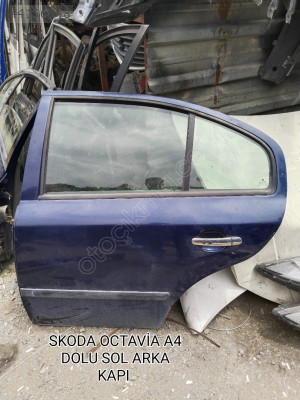 SKODA OCTAVİA A4 ORJİNAL DOLU SOL ARKA KAPI 1999-2004