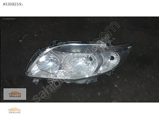 2007 TOYOTA COROLLA ORJİNAL FAR ÜNALLAR OTO ÇIKMA YEDEK PARÇA