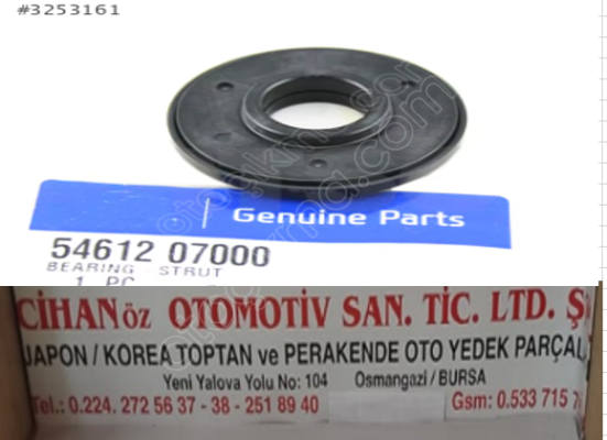 AMORTİSÖR KULE BİLYASI İ20 08-