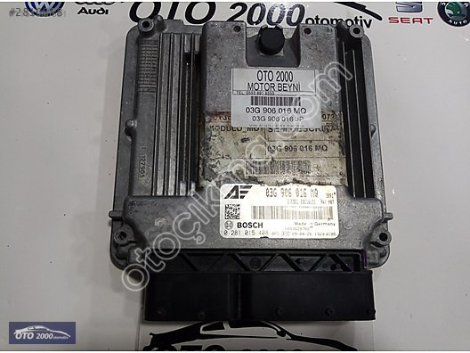 03G906016MQ-03G906016JP-EDC16U31 SHARAN 2.0TDİ BRT MOTOR BEYNİ