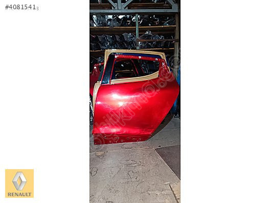 RENAULT CLİO 4 ÇIKMA ORJİNAL KIRMIZI SOL ARKA KAPI / SALİM OTO