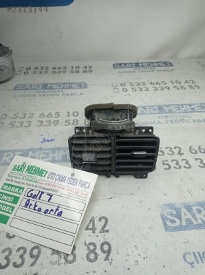 ÇIKMA VW GOLF 7 ARKA ORTA HAVALANDIRMA IZGARASI
