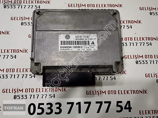 0AD927755BE 5WK22063 VW TOUAREG MOTOR BEYNİ
