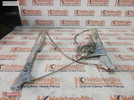 RENAULT CLİO 3 CAM MOTORU VE KRİKOSU SAĞ ÖN 8200 291 147 J 98128