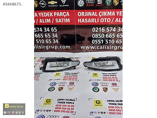 VOLKSWAGEN PASSAT B8,5 SAĞ SOL SİS FARI GÜNDÜZ LEDİ ÇIKMA SÖKME