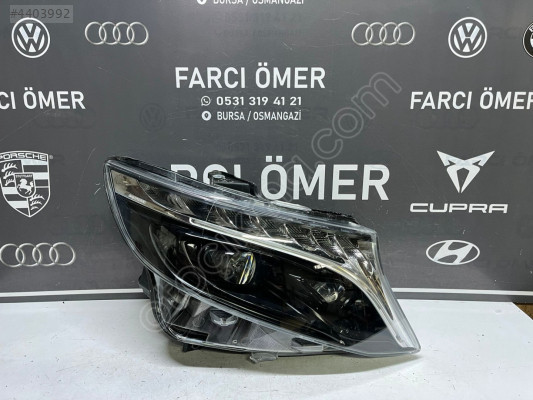 MERCEDES VİTO W447 SAĞ ÖN FAR ORJİNAL LEDLİ MERCEKLİ
