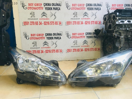 PEUGEOT 3008 SAĞ-SOL FAR ORİJİNAL ÇIKMA PEJO