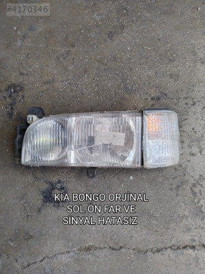 KİA BONGO ORJİNAL HATASIZ SOL ÖN FAR VE SİNYAL 1997-2003