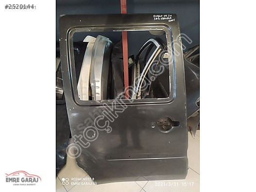 Doblo sağ sürgülü kapı boş