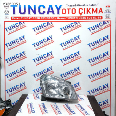 NİSSAN QASHQAİ SAĞ FAR 2006-2009 ÇIKMA PARÇA