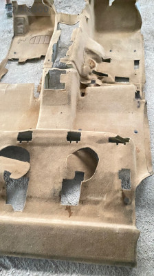PORSCHE CAYENNE 955 KASA TABAN HALISI BEJ