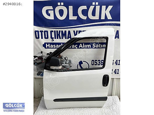 Fiat Doblo 3 4 Sol Ön Kapı Beyaz ORJİNAL