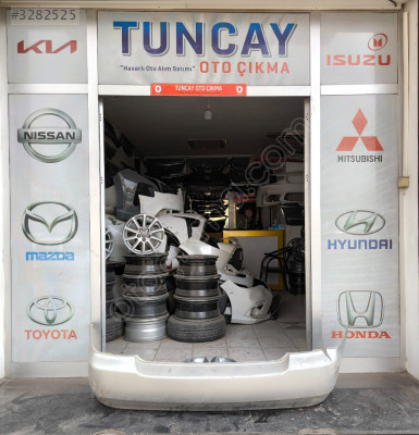 TOYOTA COROLLA SEDAN ARKA TAMPON 2002-2007 ÇIKMA PARÇA ORJİNAL