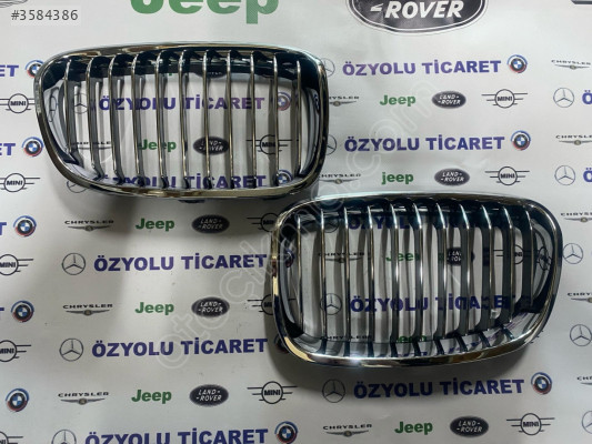 BMW F20 1 Serisi Krom Böbrek Panjur Seti 5113 7262117-118