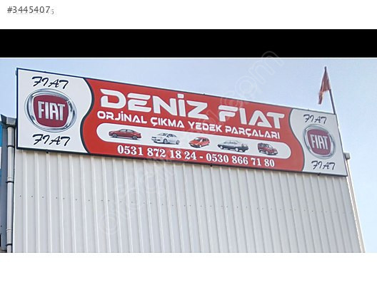 DENİZ FİAT ÇIKMA ORJİNAL YEDEK PARÇA