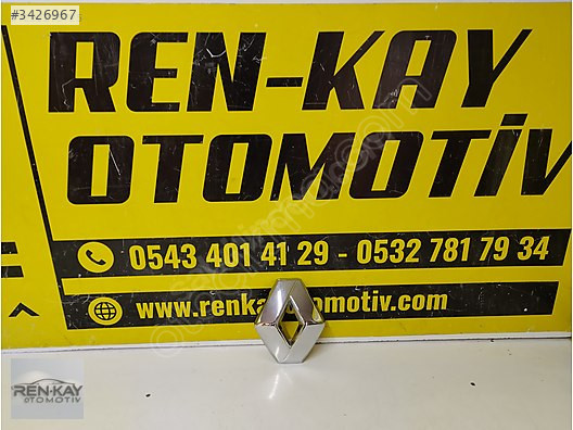 628905168R RENAULT ZOE ÖN AMBLEM - ARMA ORJ ÇIKMA RENKAY KOCAELİ
