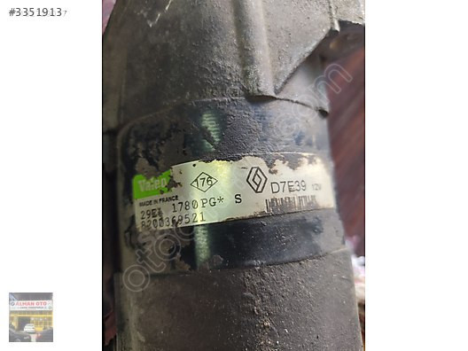 RENAULT CLİO MARŞ DİNAMOSU