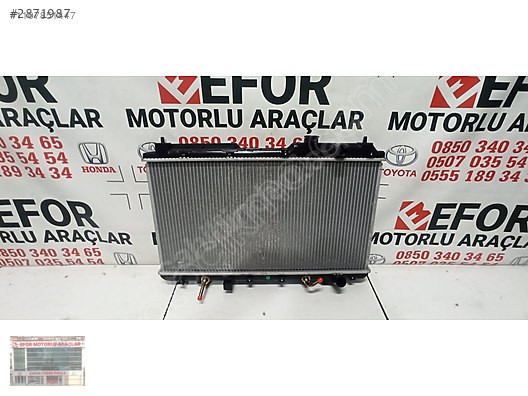 HONDA CRV ATM 2.0 SIFIR SU RADYATÖRÜ 1995+ OEM:19010-P3F-01