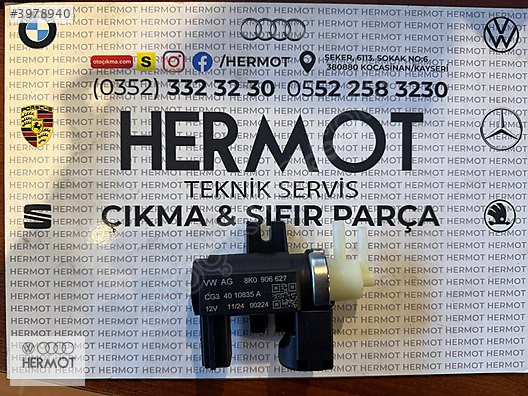 8K0906627 TURBO BASINÇ VALFİ AUDI A4-A5 CAG CAH 2.0TDI ORJ SIFIR