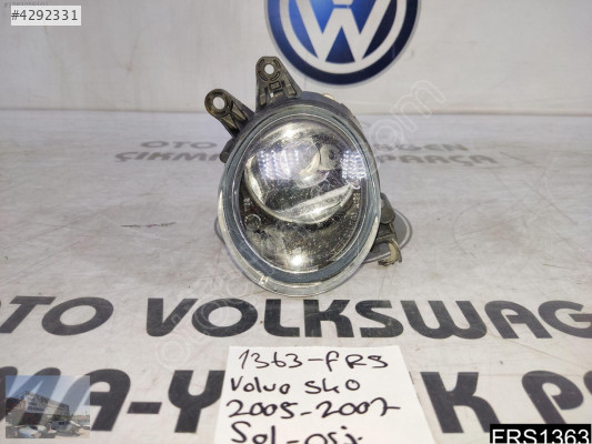 VOLVO S40 SOL SİS FARI ORJİNAL 2005 2007